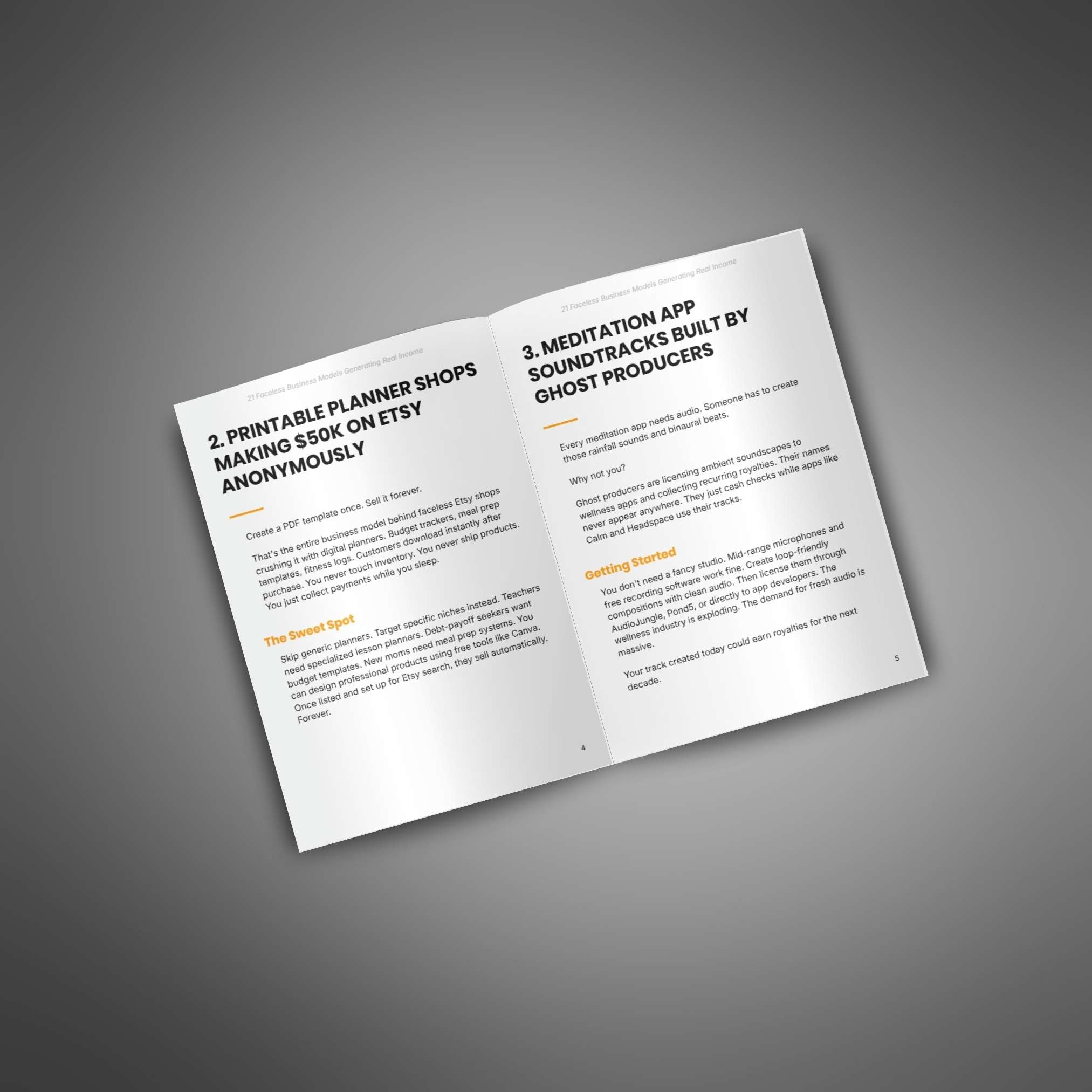 21 Faceless Business Models Generating Real Income